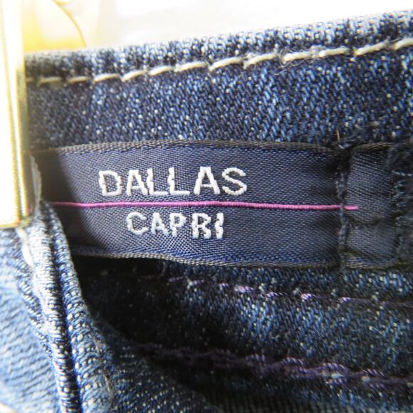 Y2k Vigoss Embellished Studded Straight Leg Jeans with Beaded Pocket Detail 30" - Picture 8 of 11